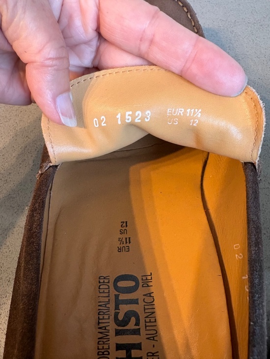 Mephisto brown suede loafers / driving shoes - size 12 main image 7